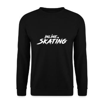 Inline skater Rollschuh Inline Skating Inliner Sk8 - Unisex Pullover - Schwarz - Vorne - Alina (178cm) & Michal (187cm)