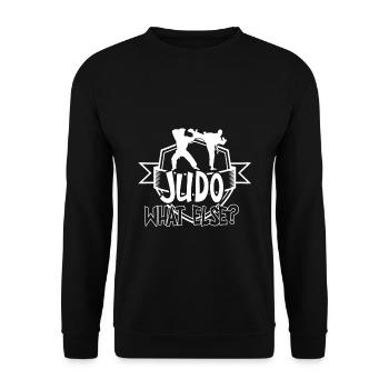 Judo Kampf - Unisex Pullover - Schwarz - Vorne - Alina (178cm) & Michal (187cm)