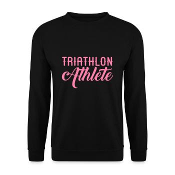 Triathlon - Unisex Pullover - Schwarz - Vorne - Alina (178cm) & Michal (187cm)