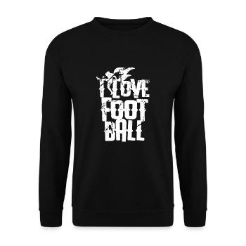 Football américain - Sweat-shirt Unisexe - noir - Devant - Alina (178cm) & Michal (187cm)