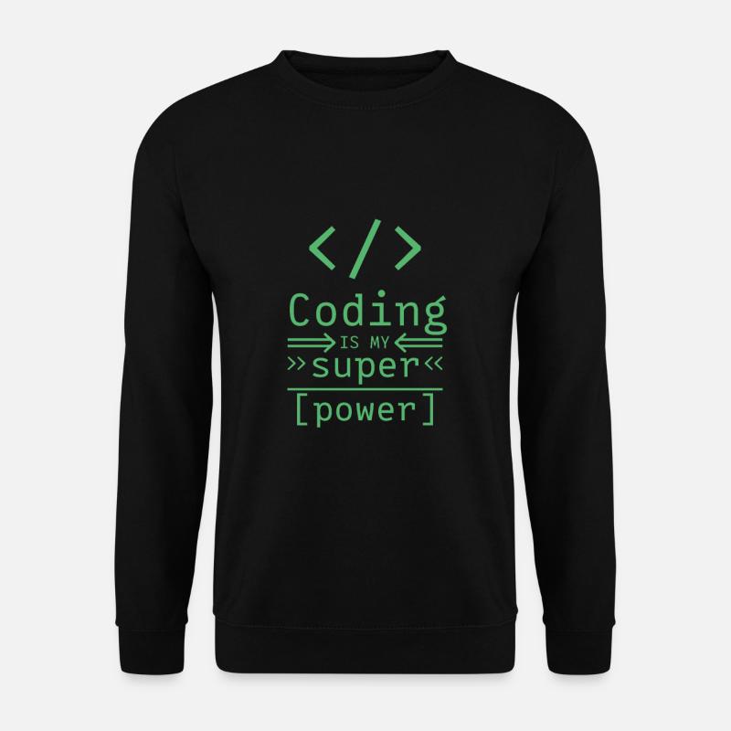 Programming Software Programmer Coder Coder - Unisex Sweatshirt - black