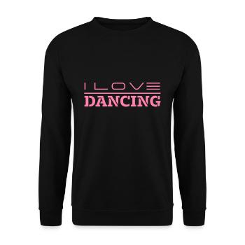 Danseur Danse Danse Danse École de danse - Sweat-shirt Unisexe - noir - Devant - Alina (178cm) & Michal (187cm)