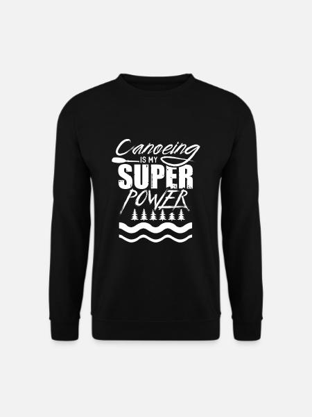 Canoe Canoe Canoe Canoe - Unisex Sweatshirt - black
