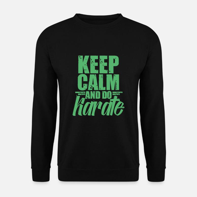 Karate Karate Karate Karate - Unisex Pullover - Schwarz