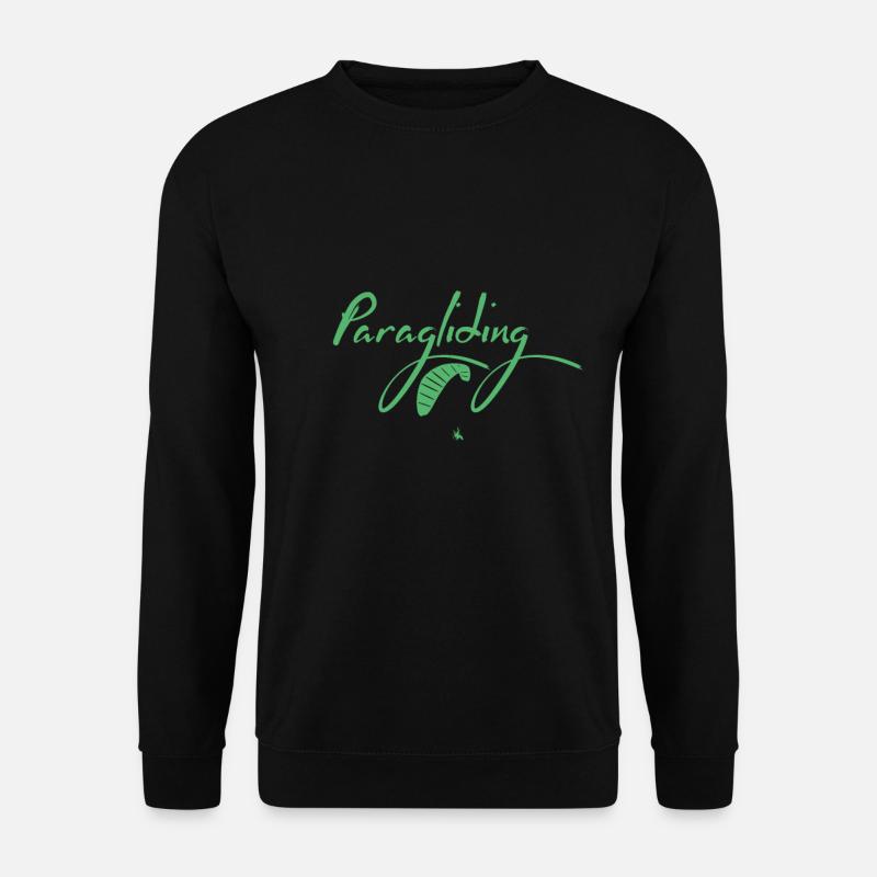 Paragliding Paragliding Paragliding Paragliding - Unisex Sweatshirt - black