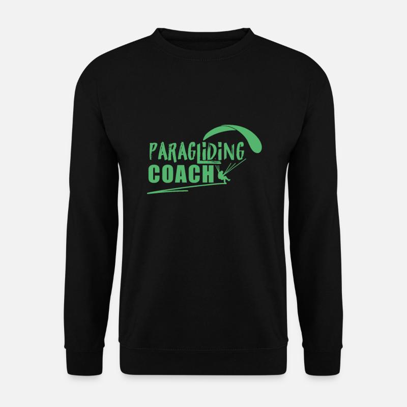 Gleitschirm Gleitschirm Gleitschirm Gleitschirm - Unisex Pullover - Schwarz