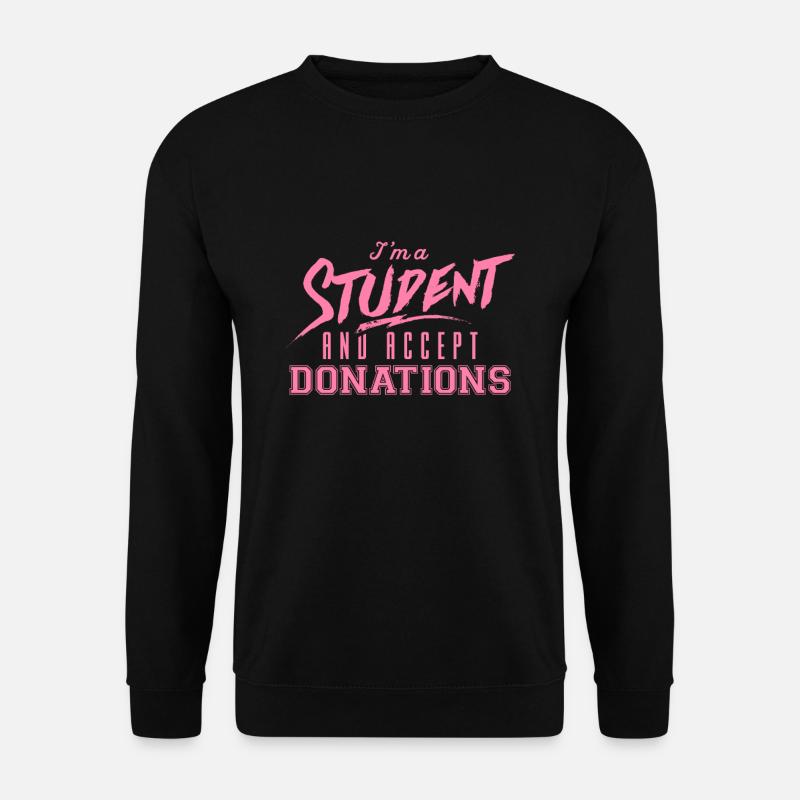 Studentin Studentin Studentin Studentin - Unisex Pullover - Schwarz
