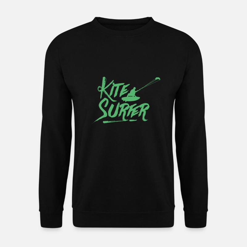 Kitesurfer Kitesurfer Kitesurfer Kitesurfer - Unisex Pullover - Schwarz