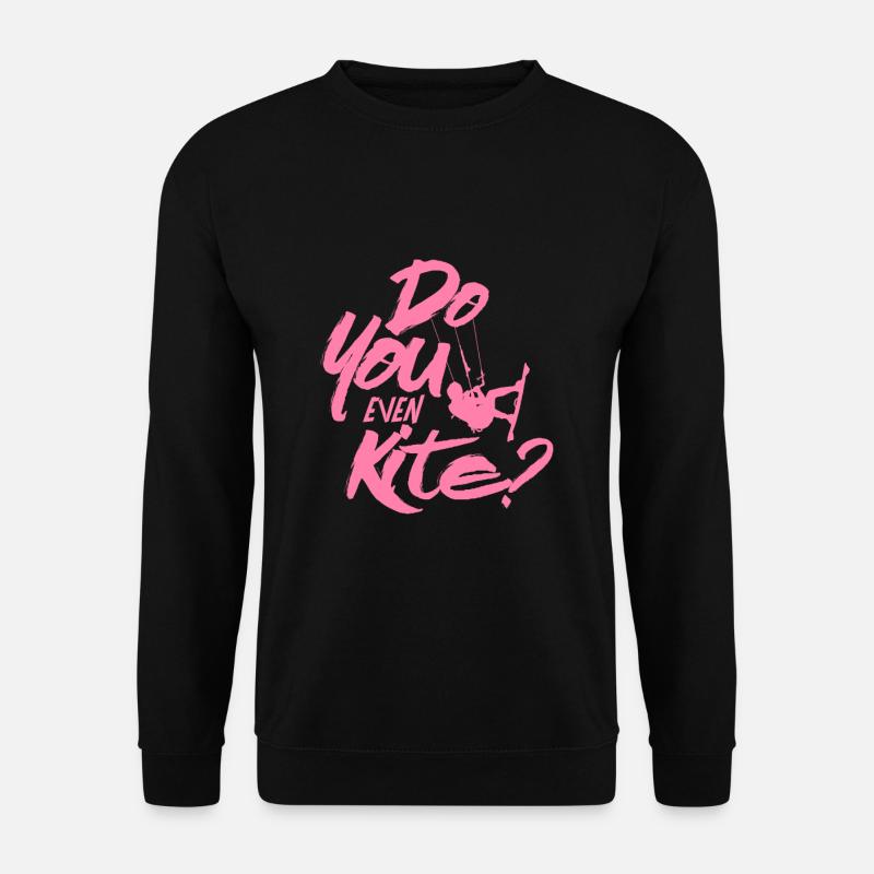 Kite Surfen - Unisex Pullover - Schwarz