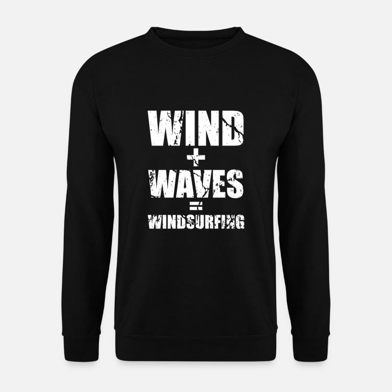 Windsurfen - Unisex Pullover - Schwarz