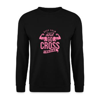 Crosstrainer - Unisex Pullover - Schwarz - Vorne - Alina (178cm) & Michal (187cm)