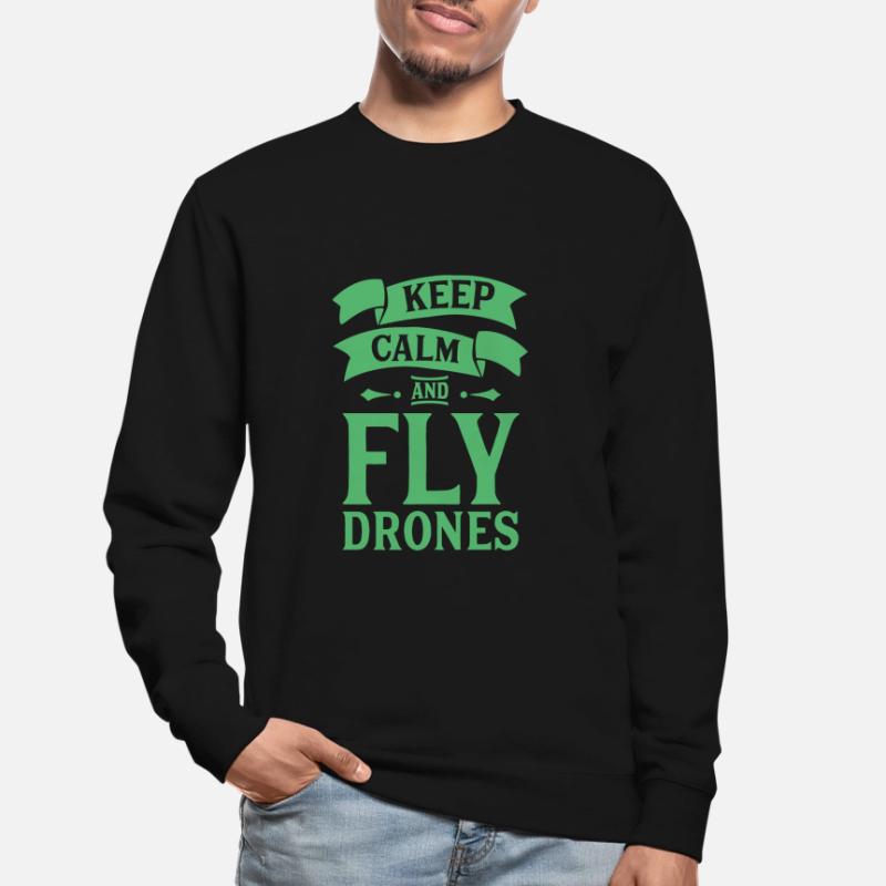 Drones Drones Drones Drones Drones Unisex Sweatshirt