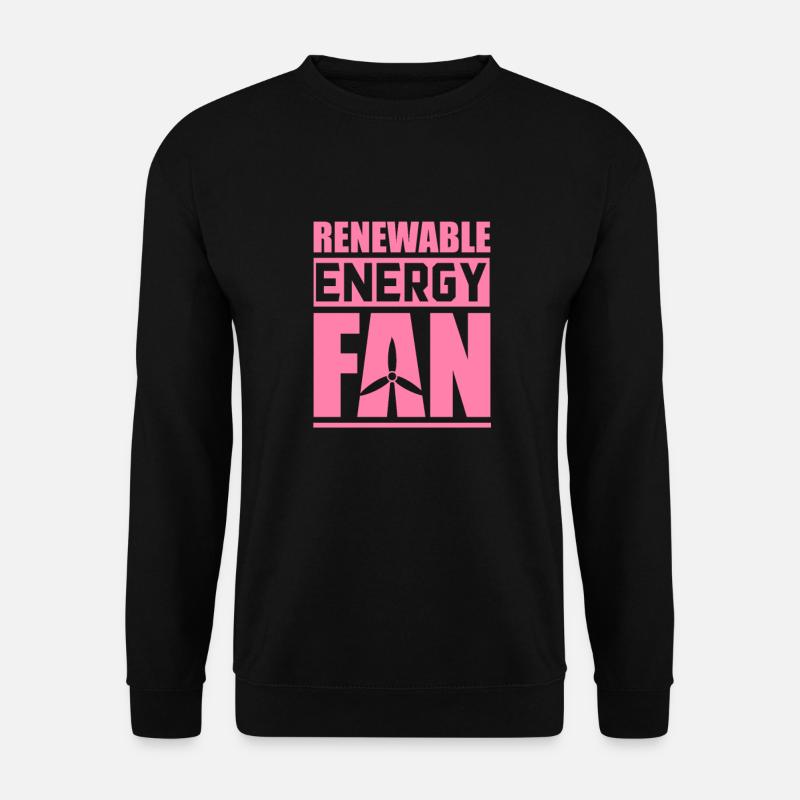 Solar Erneuerbare Energien - Unisex Pullover - Schwarz
