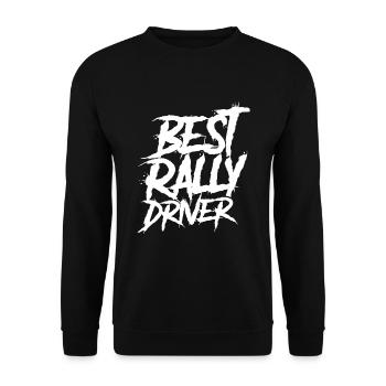 Rallies Rally Drivers - Unisex Sweatshirt - black - Front - Alina (178cm) & Michal (187cm)