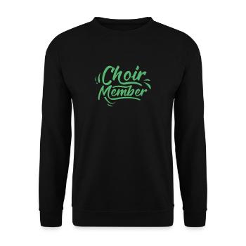 Chanteurs Choeur Chanteurs Chant Choeur Choeurs Choeur - Sweat-shirt Unisexe - noir - Devant - Alina (178cm) & Michal (187cm)