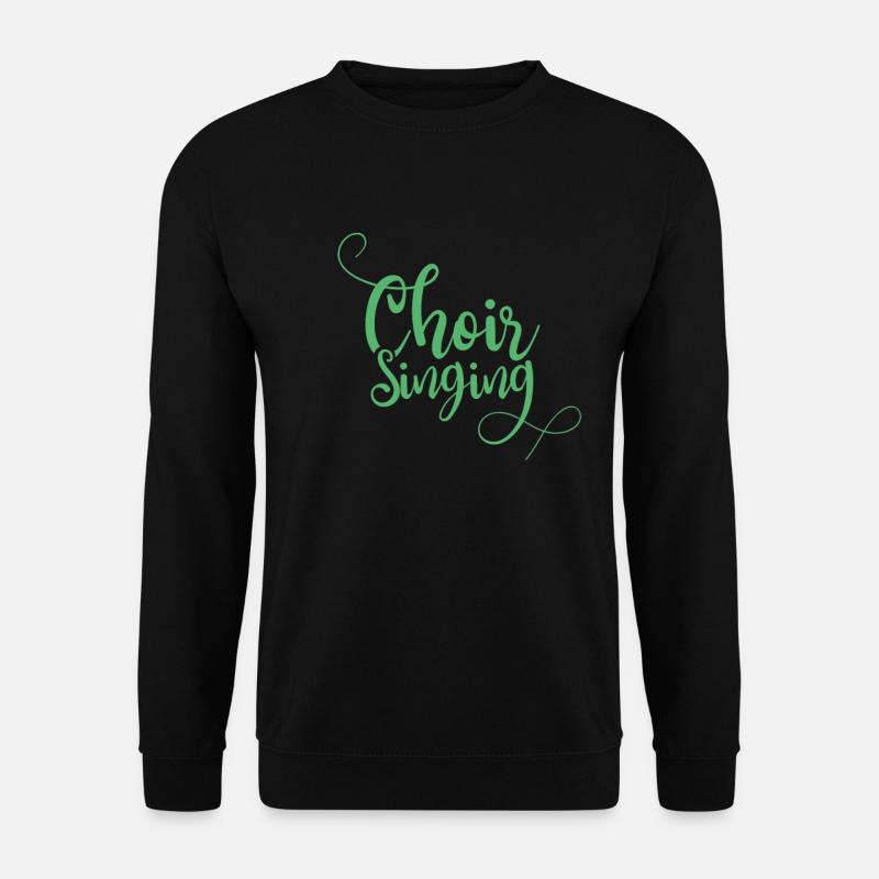 Chor Sänger - Unisex Pullover - Schwarz