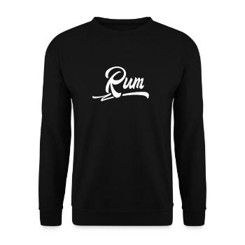 Rum lover - Unisex Sweatshirt - black - Front - Alina (178cm) & Michal (187cm)