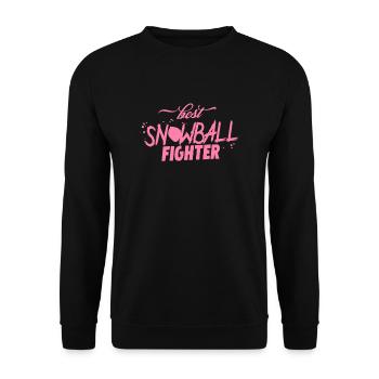 Snow Fight - Sweat-shirt Unisexe - noir - Devant - Alina (178cm) & Michal (187cm)