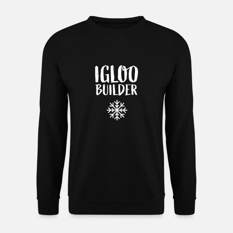 Iglu - Unisex Pullover - Schwarz