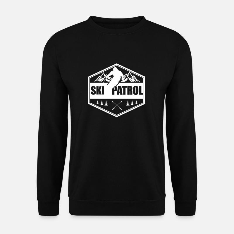 Patrouille de ski - Sweat-shirt Unisexe - noir