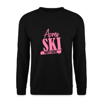 Apres Ski Lehrerin - Unisex Pullover - Schwarz - Vorne - Alina (178cm) & Michal (187cm)