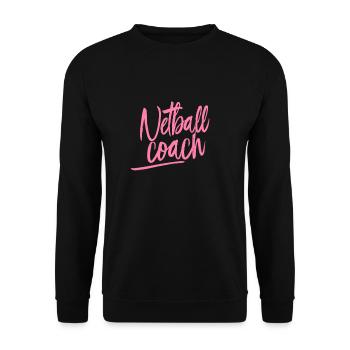 Netzballerin - Unisex Pullover - Schwarz - Vorne - Alina (178cm) & Michal (187cm)