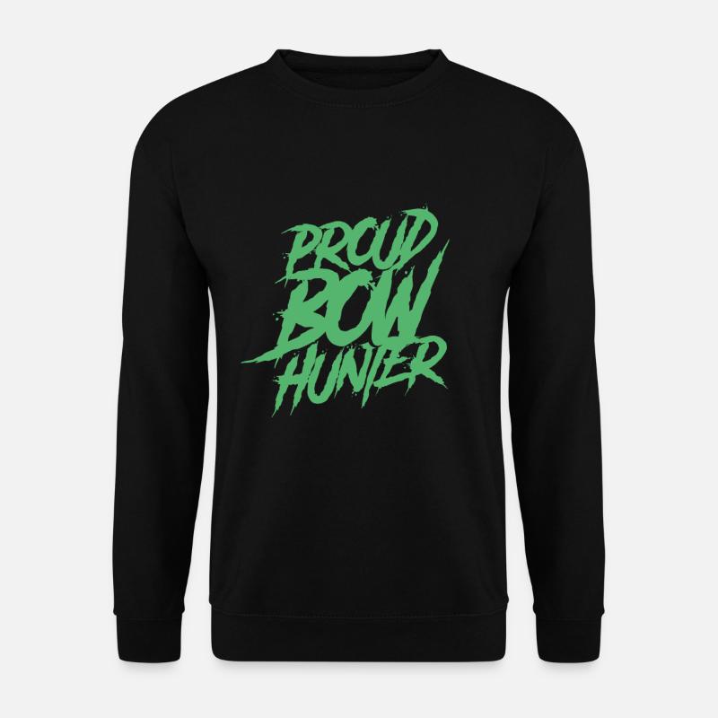 Archer Bow Hunting Bow Hunter Arrow Bow - Unisex Sweatshirt - black