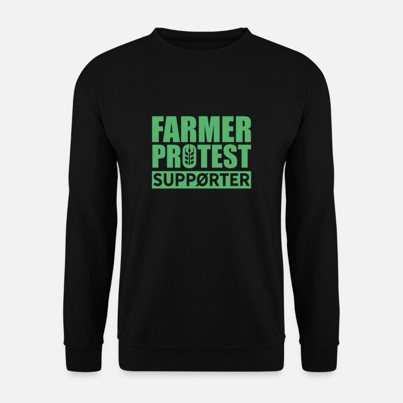 Farmer protest - Unisex Sweatshirt - black