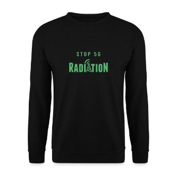 Anti 5G 5G Opponents Radiation Stop Cellular - Unisex Sweatshirt - black - Front - Alina (178cm) & Michal (187cm)