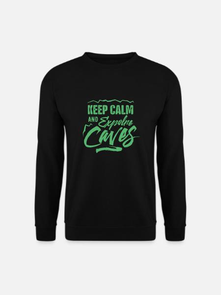 Höhle Höhlen Höhlenforscher Höhlenforschung Team - Unisex Pullover - Schwarz