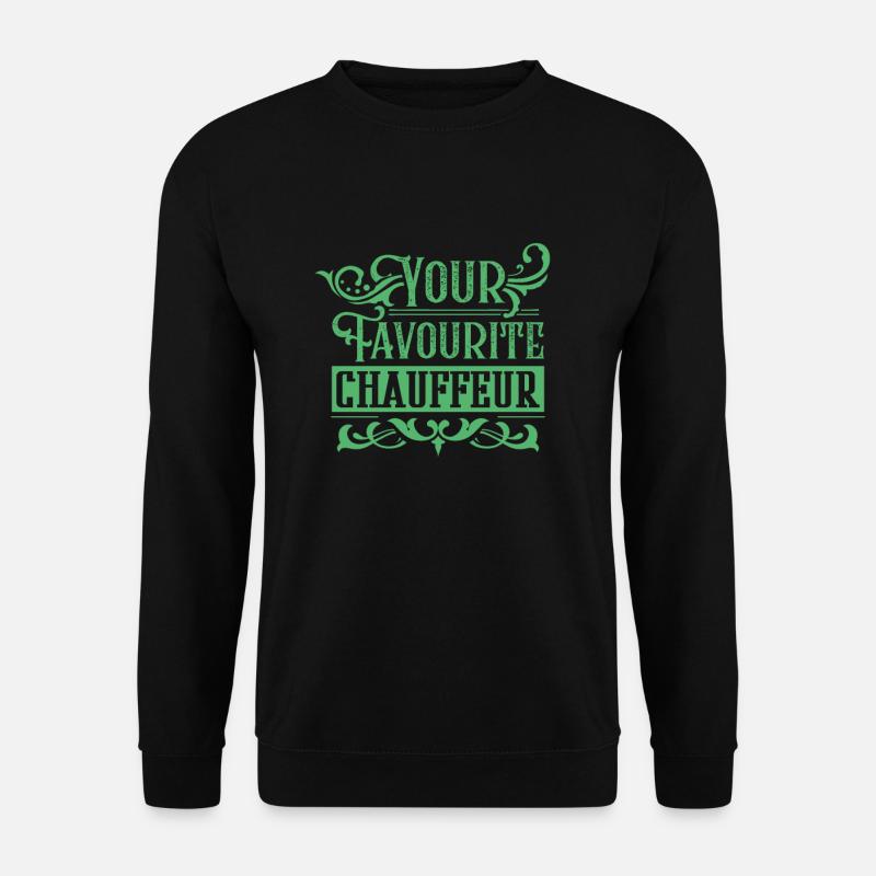 Fahrer Chauffeurin Chauffeur Fahrt Team - Unisex Pullover - Schwarz