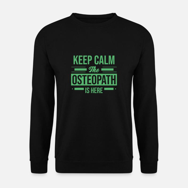 Praxis Osteopathin Osteopath Osteopathie Team - Unisex Pullover - Schwarz