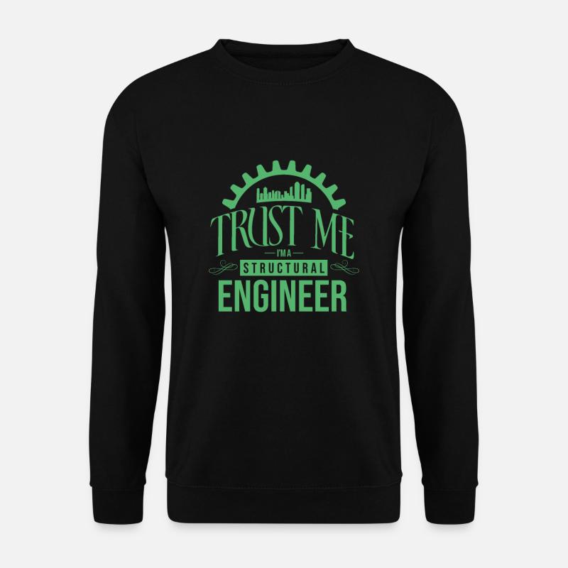 Ingénieur en structure de bâtiment ingénieur en structure génie des structures - Sweat-shirt Unisexe - noir