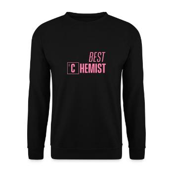 Chemistry Chemist Chemistry Teacher Chemist Team - Unisex Sweatshirt - black - Front - Alina (178cm) & Michal (187cm)