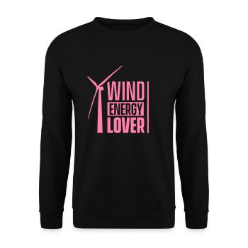 windmill - Unisex Sweatshirt - black - Front - Alina (178cm) & Michal (187cm)