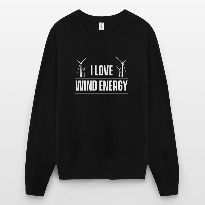 Éolienne éolienne éolienne éolienne énergie éolienne énergie éolienne Sweat-shirt Unisexe