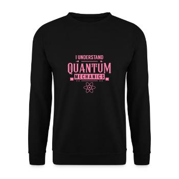 Ich verstehe Quantenmechanik - Unisex Pullover - Schwarz - Vorne - Alina (178cm) & Michal (187cm)