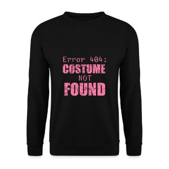 Costumes d'Halloween Citrouille Creepy Custom - Sweat-shirt Unisexe - noir - Devant - Alina (178cm) & Michal (187cm)