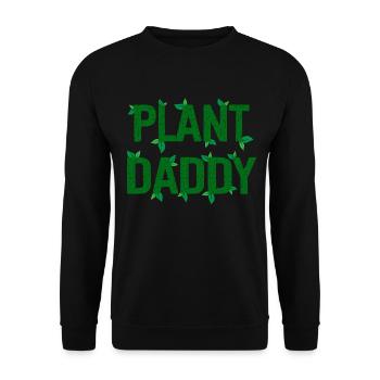 Papa des plantes - Sweat-shirt Unisexe - noir - Devant - Alina (178cm) & Michal (187cm)
