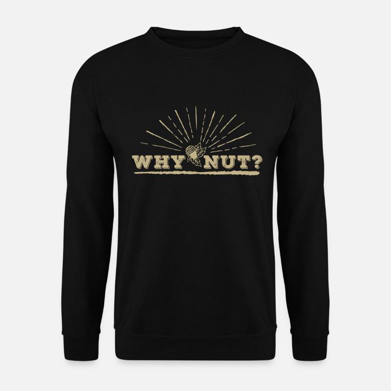 Automne Eichel Drôle - Sweat-shirt Unisexe - noir