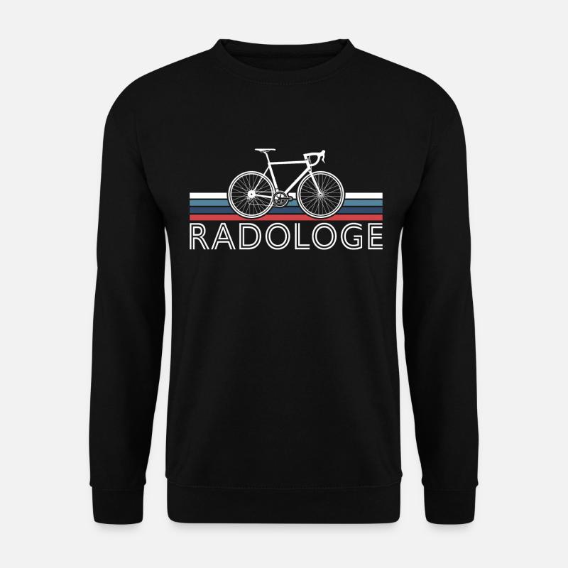 RADOLOGE CYCOLOGIST RADRENNFAHRER RETRO RENNRAD - Unisex Pullover - Schwarz