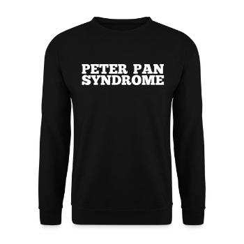 Peter Pan Syndrome - Unisex Sweatshirt - black - Front - Alina (178cm) & Michal (187cm)