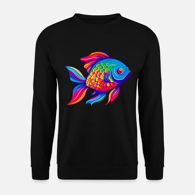 Rainbow Goldfish - Unisex Sweatshirt - black