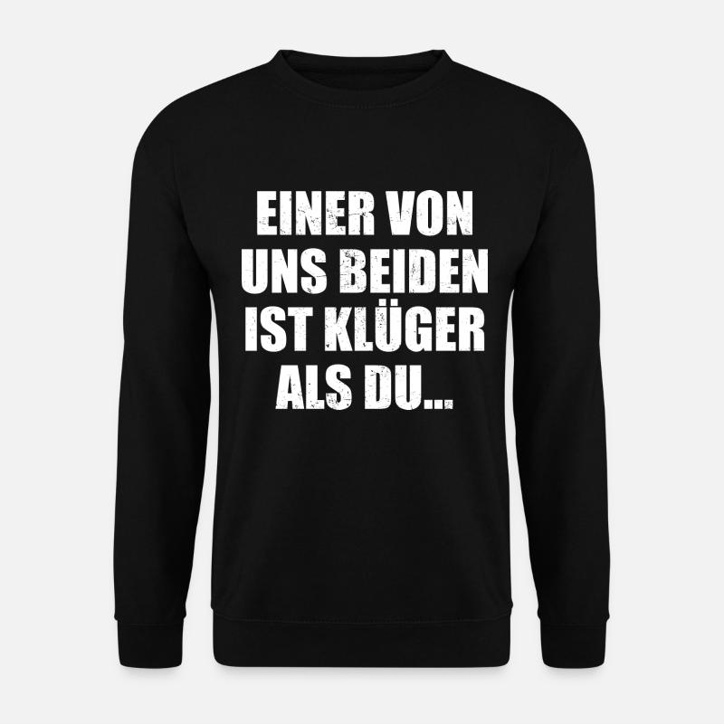 Smart sayings duo - Unisex Sweatshirt - black