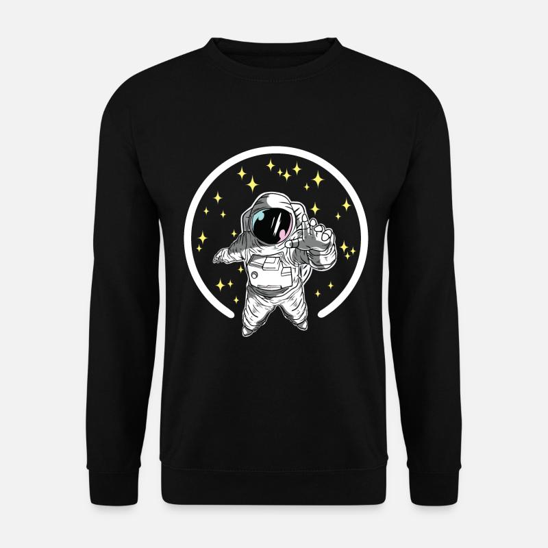 Astronaut Raumfahrt - Unisex Pullover - Schwarz