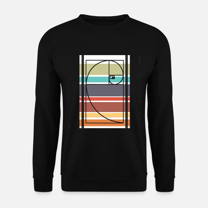 Maths de Fibonacci - Sweat-shirt Unisexe - noir