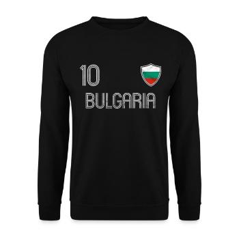 Bulgarie équipe de football - Sweat-shirt Unisexe - noir - Devant - Alina (178cm) & Michal (187cm)
