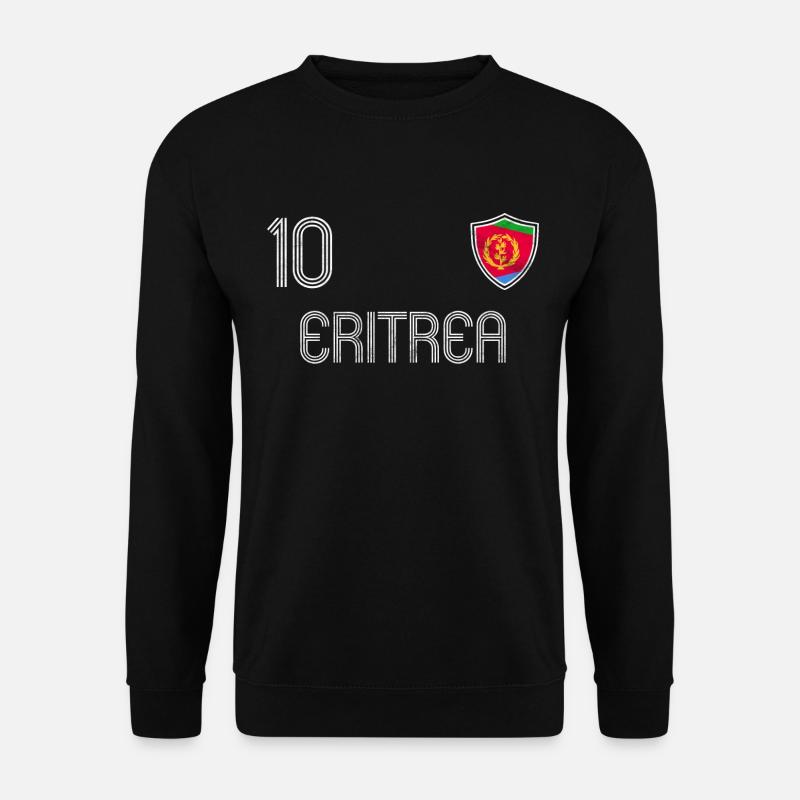 Eritrea Fußball Mannschaft - Unisex Pullover - Schwarz