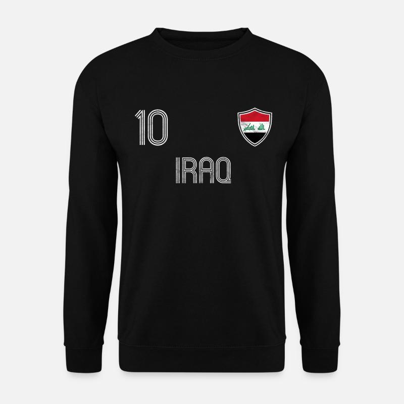 Irak Fußball Mannschaft - Unisex Pullover - Schwarz