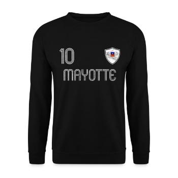 Mayotte Football Team - Unisex Sweatshirt - black - Front - Alina (178cm) & Michal (187cm)